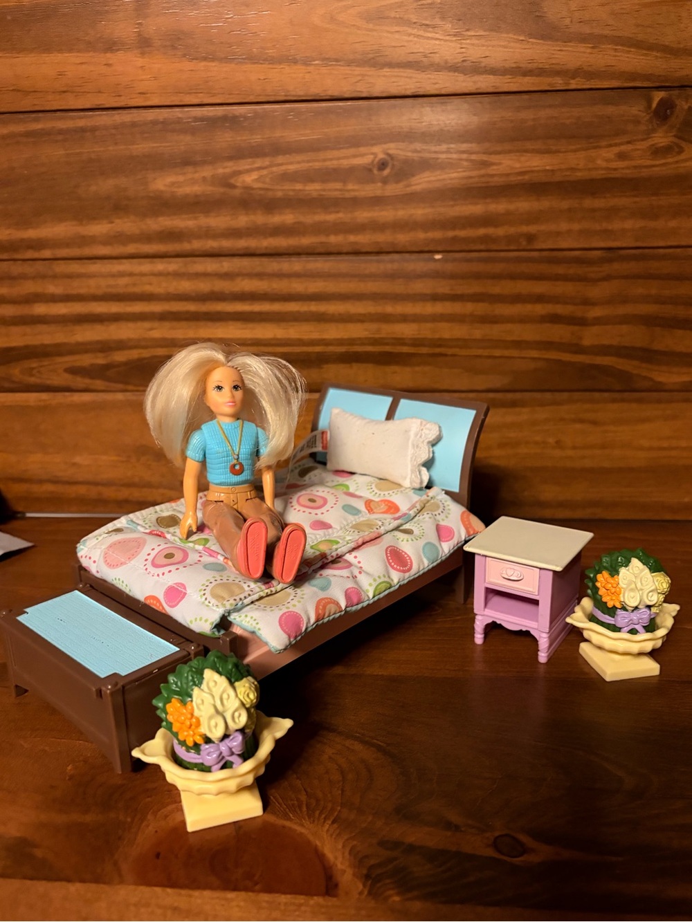 Vintage fisher price loving family bedroom set